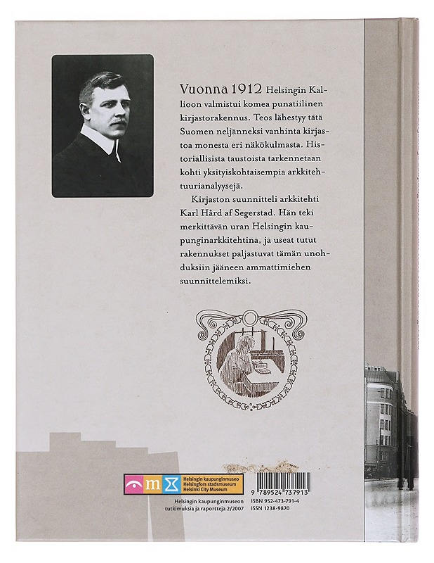 Kallion kirjasto ja kaupunginarkkitehti Karl Hård af Segerstad - Jyri Vilja - Historiakirjat - 10105586805 - 1