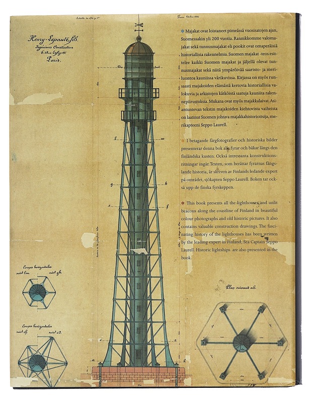 Suomen majakat = Finska fyrar = Finnish lighthouses - Seppo Laurell - Historiakirjat - 10105586858 - 1