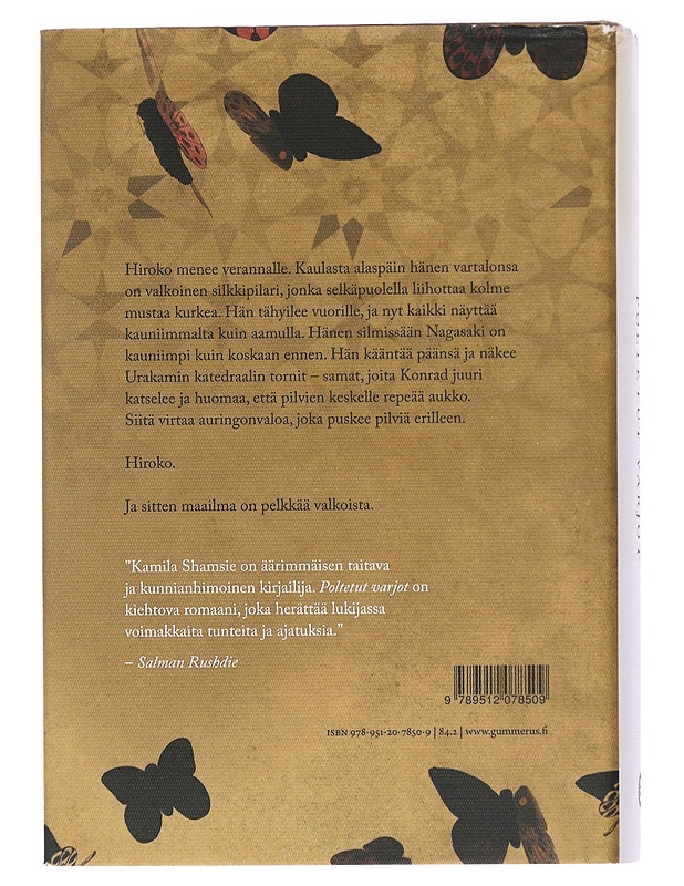 Poltetut varjot - Shamsie, Kamila - Romaanit ja novellit - 10105586953 - 1