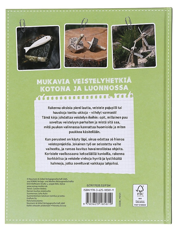 Lär dig slöjda i trä - Andres, Carsten - Tietokirjat ja oppaat - 10105586986 - 1