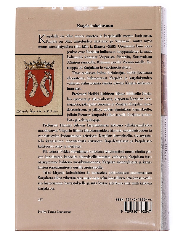 Karjalan kansan historia - Kirkinen, Heikki - Historiakirjat - 10105586989 - 1