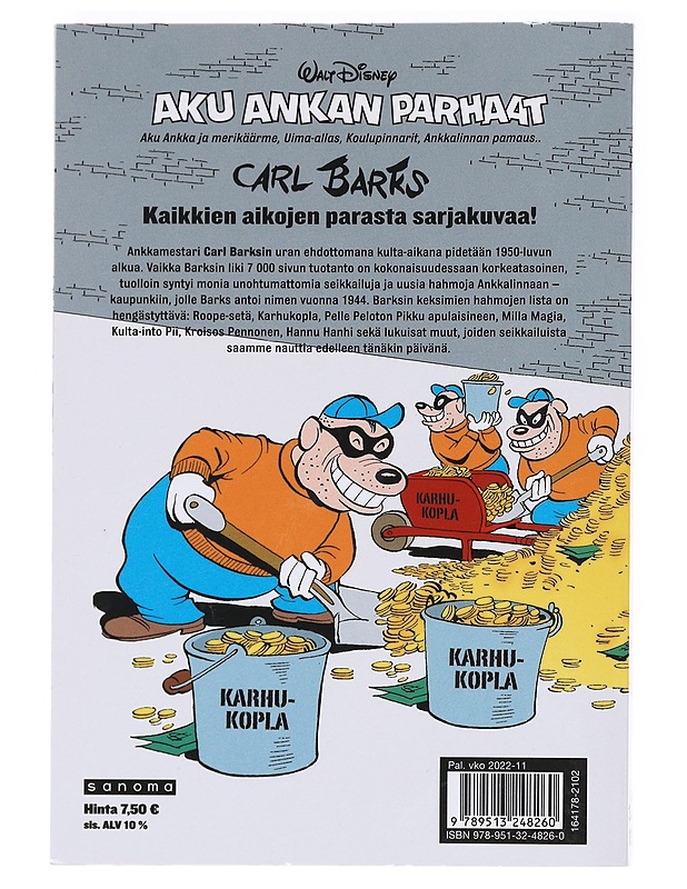 Ankkalinnan pamaus / kaikki Carl Barksin sarjat vuodelta 1951 - Barks, Carl - Sarjakuvat - 10105587044 - 1