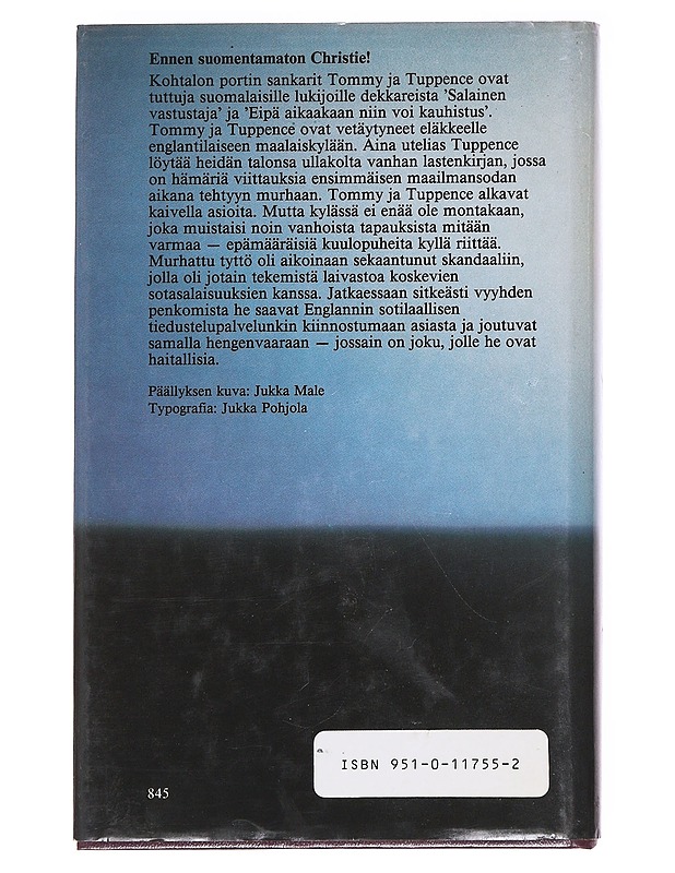 Kohtalon portti - Agatha Christie - Romaanit ja novellit - 10105587046 - 1