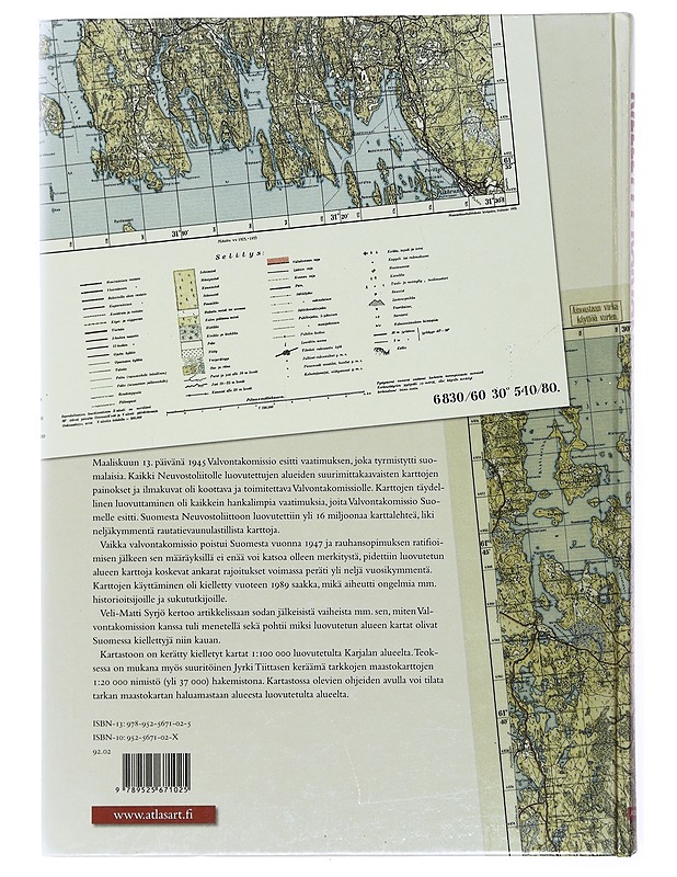 Kielletty kartat - Pekkanen, Risto; ; Martimo, Pentti - Historiakirjat - 10105587104 - 1