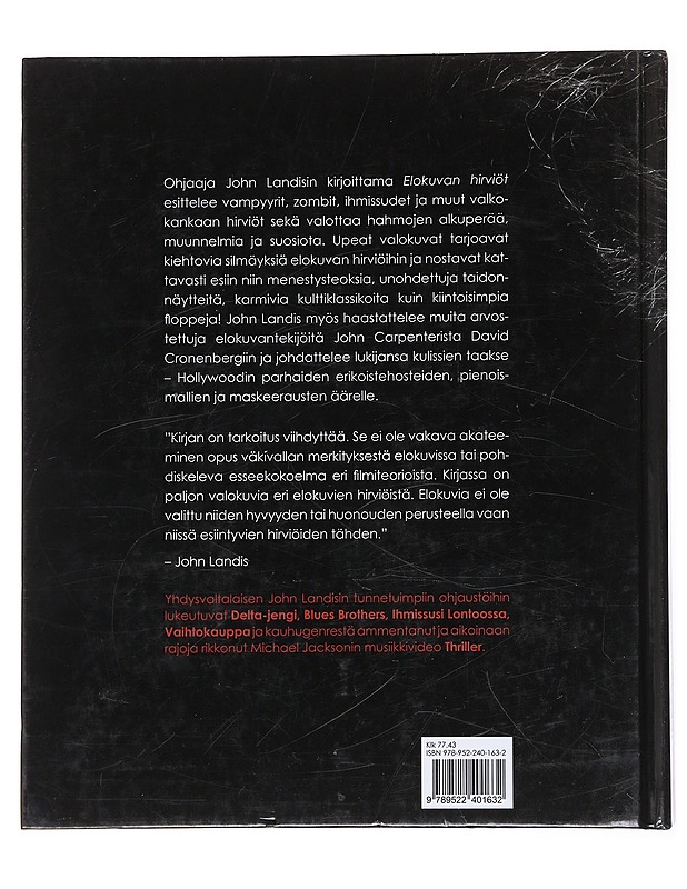 Elokuvan hirviöt - Landis, John - Historiakirjat - 10105587130 - 1