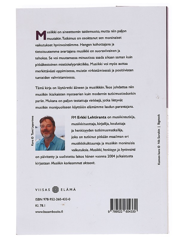 Musiikki, henkisyys ja hyvinvointi / kuinka musiikki voi muuttaa elämääsi - Erkki Lehtiranta - Tietokirjat ja oppaat - 10105587139 - 1