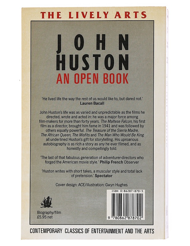 An open book - John Huston - Elämäkerrat ja muistelmat - 10105587179 - 1