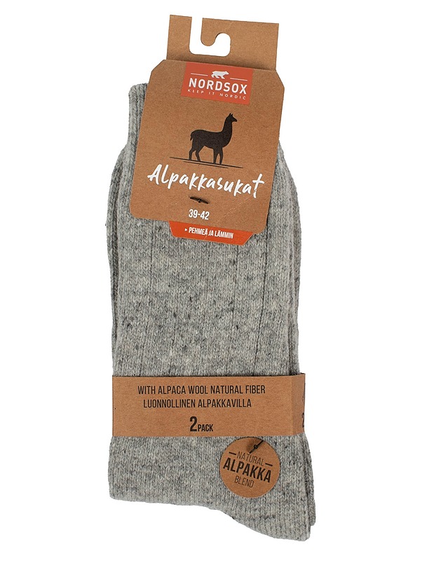 NORDSOX Alpakkasukat, 39-42 - 2kpl - Asusteet - 10105587197 - 0