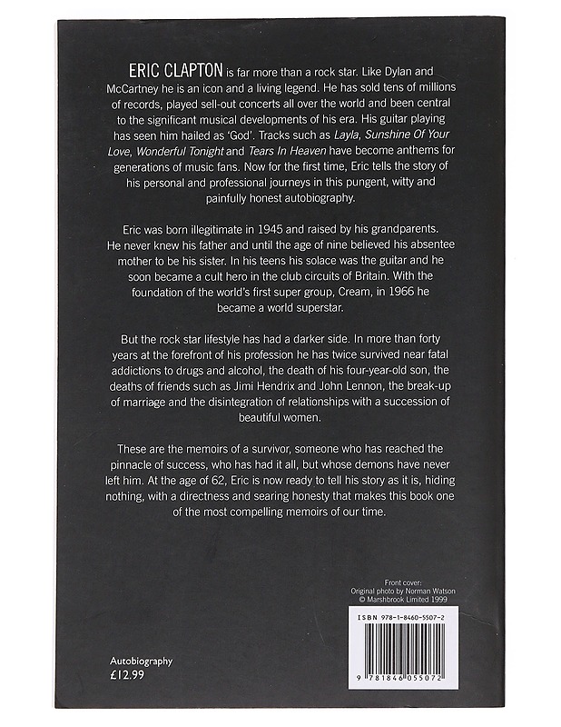 Eric Clapton: The Autobiography - Eric Clapton. - Elämäkerrat ja muistelmat - 10105587205 - 1