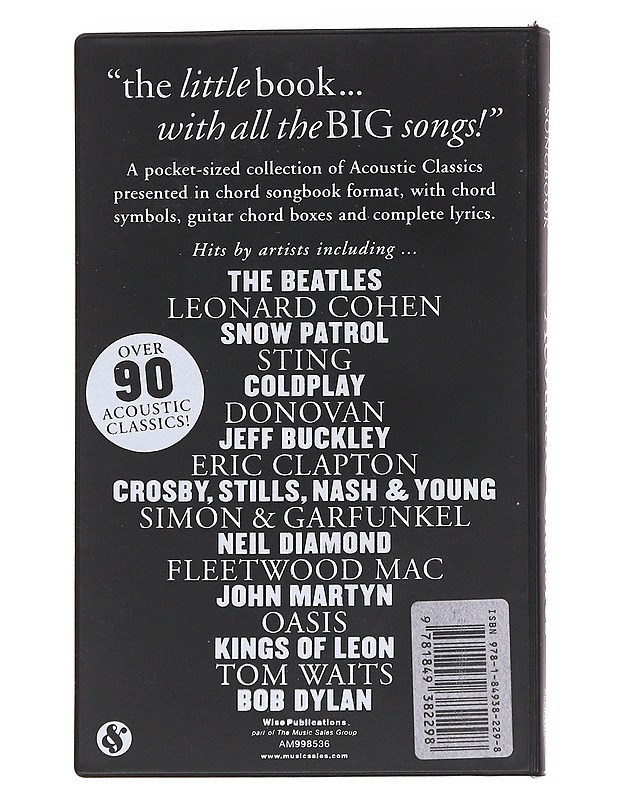 The Little Black Songbook: Acoustic Classics -  Tom Farncombe - Musiikki- ja elokuvakirjat - 10105587252 - 1