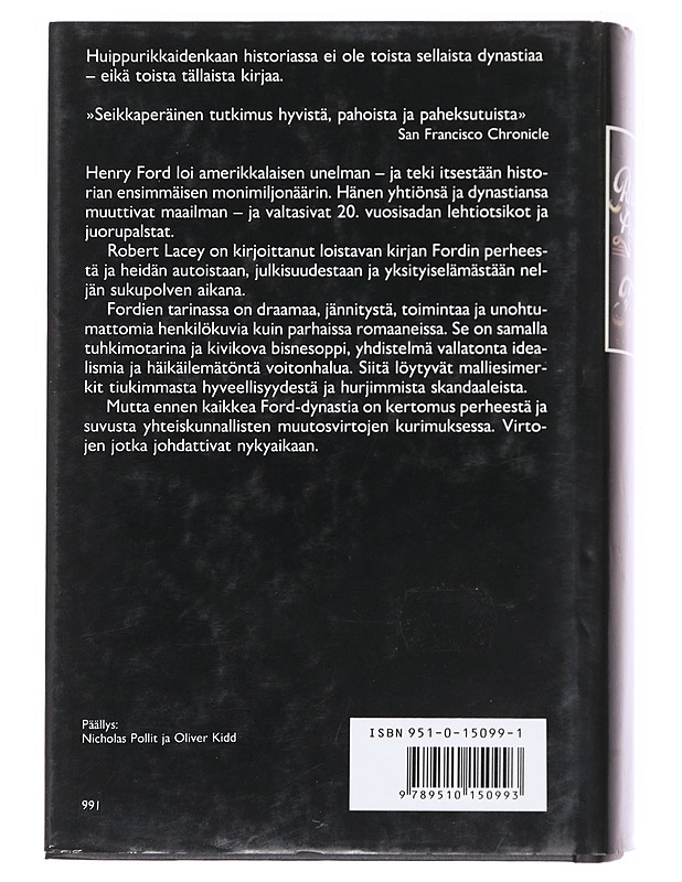 Ford-dynastia - Robert Lacey - Historiakirjat - 10105587259 - 1