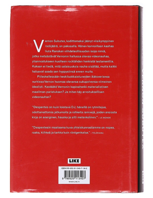Vernon Subutex : romaani - Despentes, Virginie - Romaanit ja novellit - 10105587261 - 1
