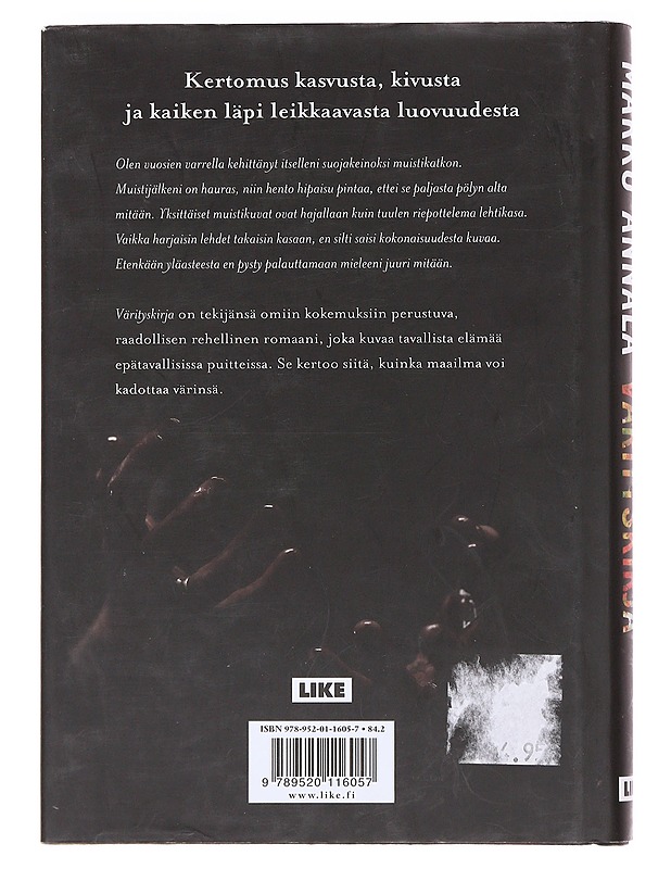 Värityskirja : romaani - Marko Annala - Elämäkerrat ja muistelmat - 10105587369 - 1