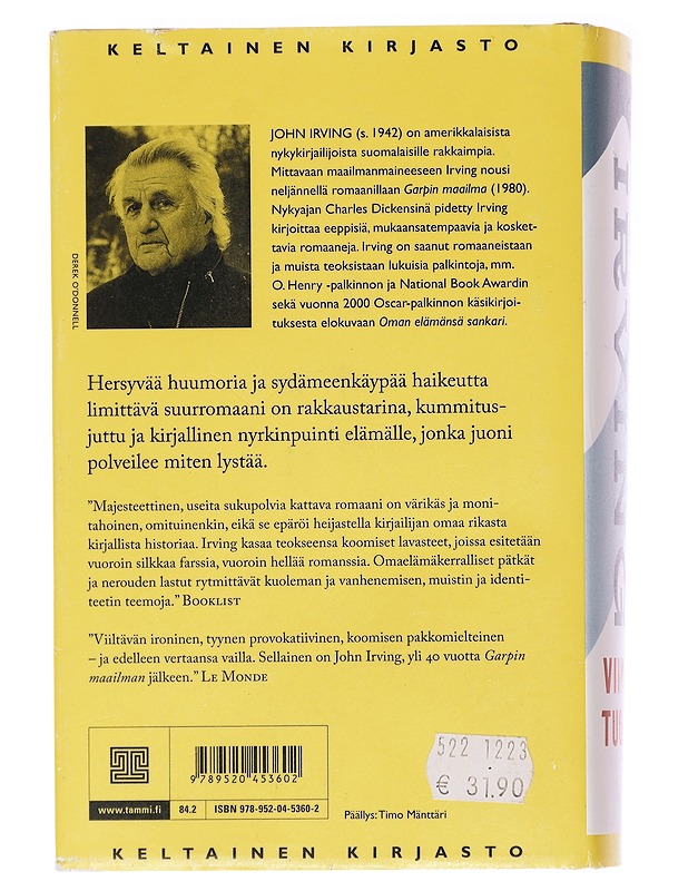 Viimeinen tuolihissi - Irving, John - Romaanit ja novellit - 10105587384 - 1