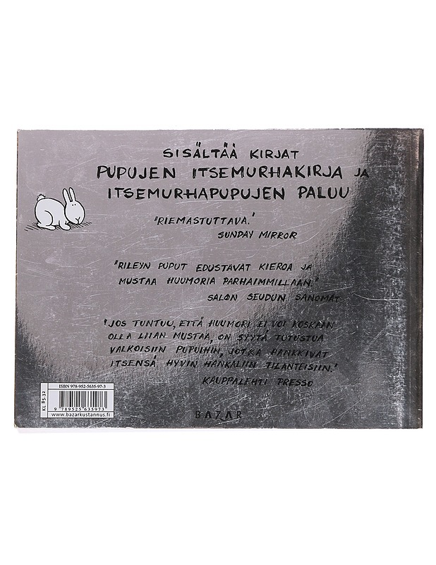 Pupujen suuri itsemurhakirja - Riley, Andy - Sarjakuvat - 10105587551 - 1