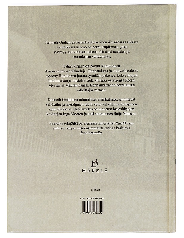 Rupikonnan seikkailut teoksesta Kaislikossa suhisee - Grahame, Kenneth - Romaanit ja novellit - 10105587552 - 1