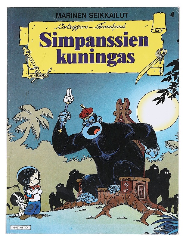Marinen seikkailut 4 : Simpanssien kuningas - Corteggiani & Tranchand - Sarjakuvat - 10105587738 - 0