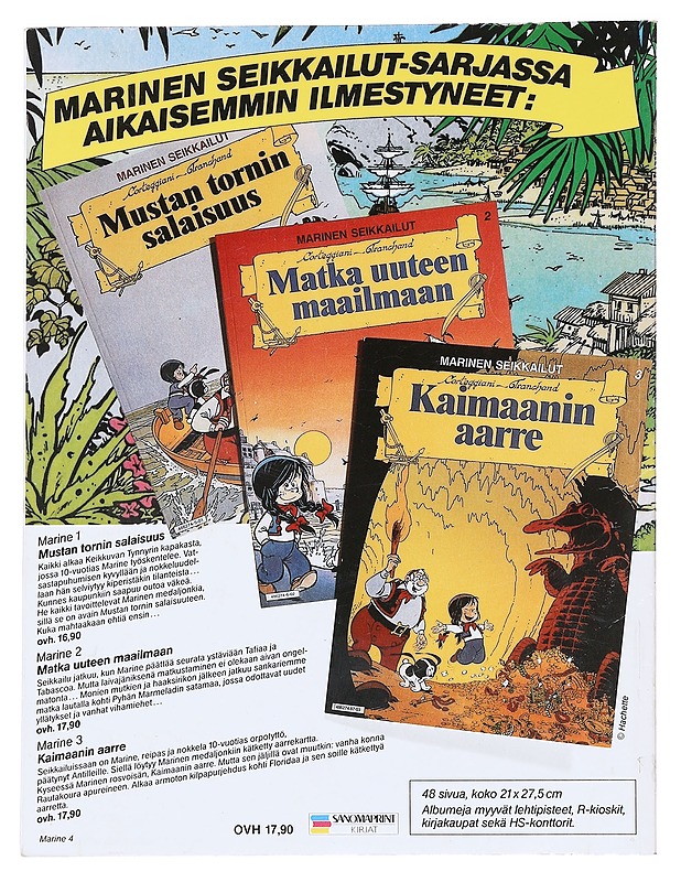 Marinen seikkailut 4 : Simpanssien kuningas - Corteggiani & Tranchand - Sarjakuvat - 10105587738 - 1