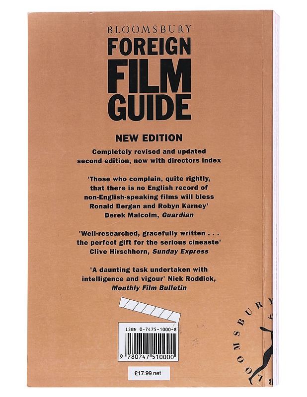Bloomsbury foreign film guide, new edition - Ronald Bergan and Robyn Karney - Tietokirjat ja oppaat - 10105587775 - 1