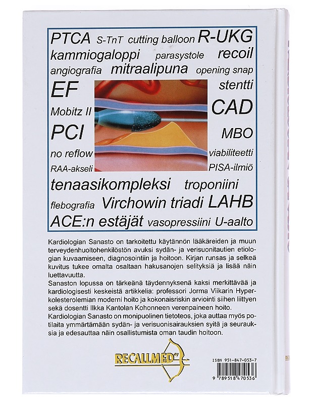 Kardiologian sanasto - Aarnio, Pertti - Tietokirjat ja oppaat - 10105587767 - 1
