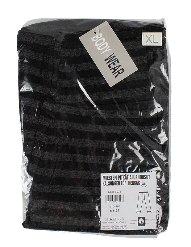 BODY WEAR miesten pitkät alushousut, XL - Alusvaatteet - 10105587846 - 0