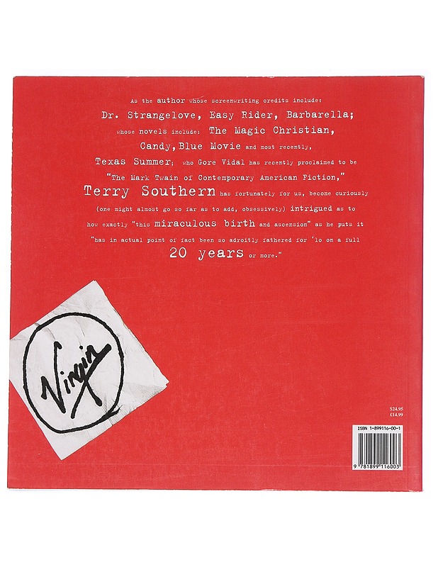 Virgin: A History of Virgin Records - Terry Southern - Historiakirjat - 10105587904 - 1