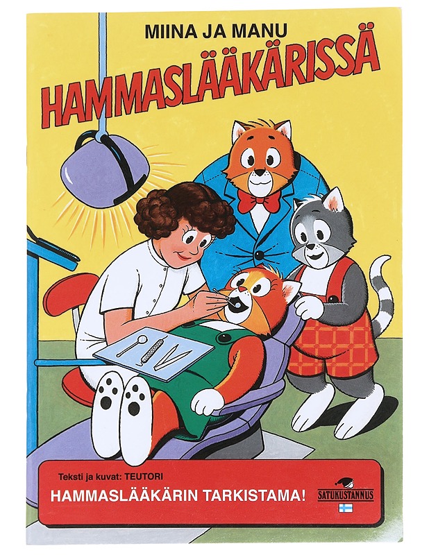 Miina ja Manu hammaslääkärissä - Teutori - Lastenkirjat - 10105587945 - 0