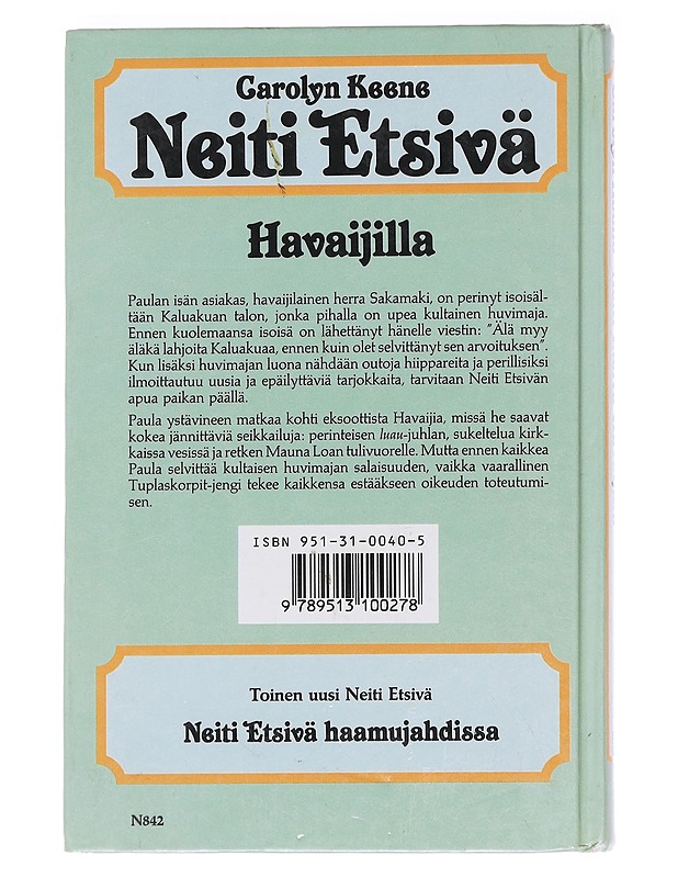 Neiti Etsivä Havaijilla - Keene - Nuorten kirjat - 10105587958 - 1
