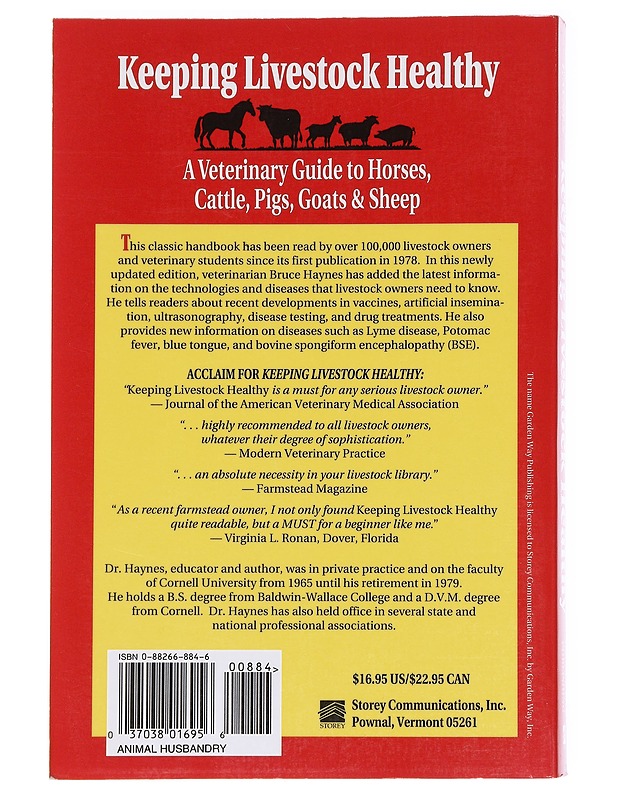 Keeping Livestock Healthy - Haynes , N. Bruce  - Tietokirjat - 10105587965 - 1