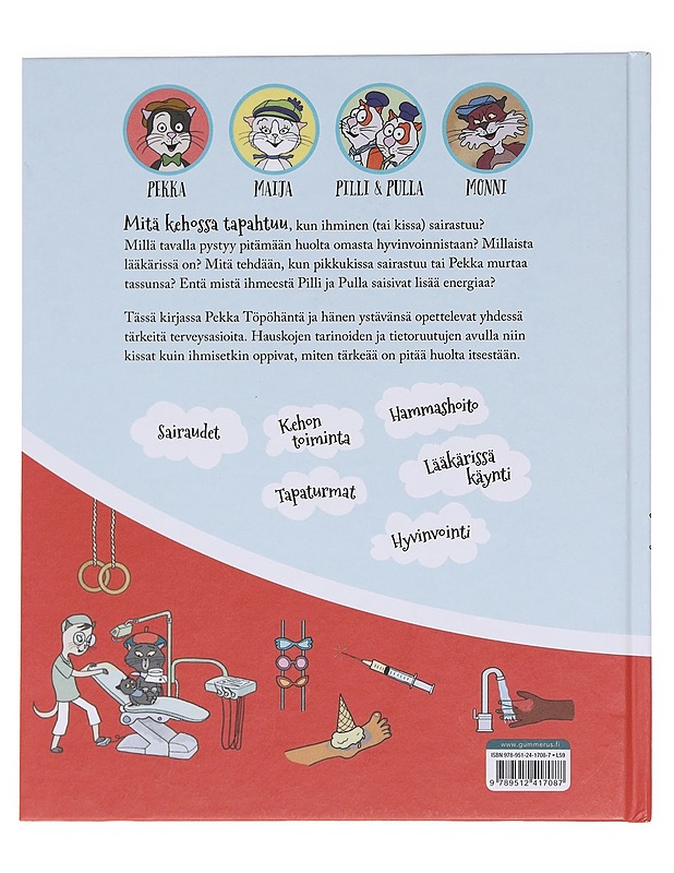 Pekka Töpöhännän terveyskirja - Frensborg, Maria - Lastenkirjat - 10105587971 - 1
