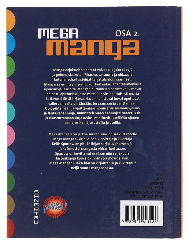 Mega manga : Opas mangatyyliseen piirtämiseen, Osa 2 - Sparrow, Keith - Sarjakuvat - 10105587984 - 1