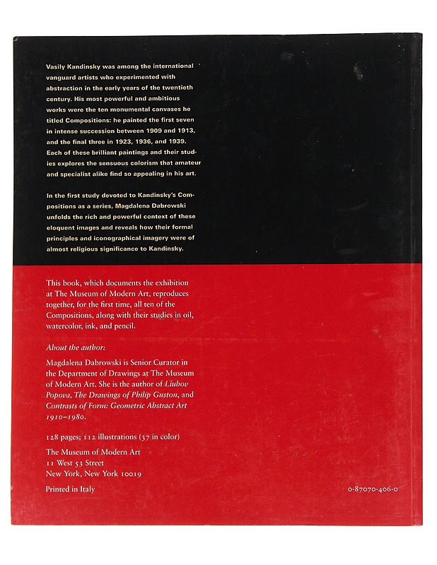 The Museum of Modern Art, New York : Kadinsky Compositions - Magdalena Dabrowski  - Taide- ja kulttuurikirjat - 10105588012 - 1