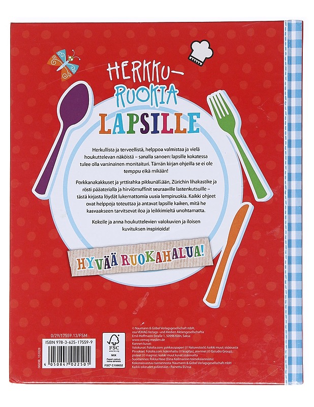 Herkkuruokia lapsille - Hase, Riikka - Lastenkirjat - 10105588014 - 1