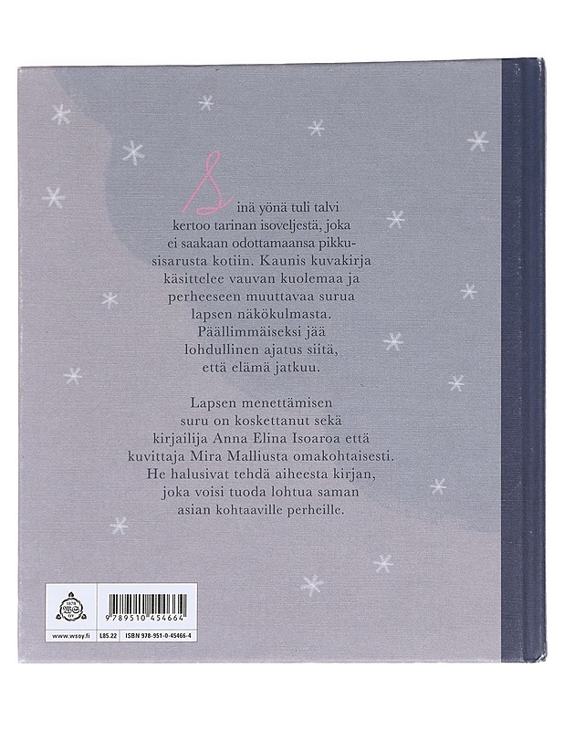 Sinä yönä tuli talvi - Isoaro, Anna Elina - Lastenkirjat - 10105588016 - 1