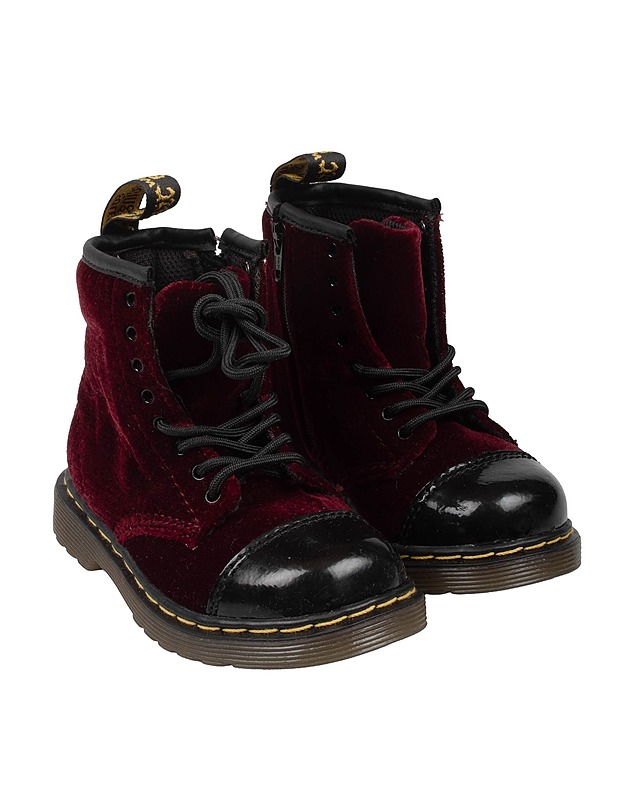 DR MARTENS lasten sametti maihinnousukengät, 23 - Lasten kengät - 10105588020 - 0