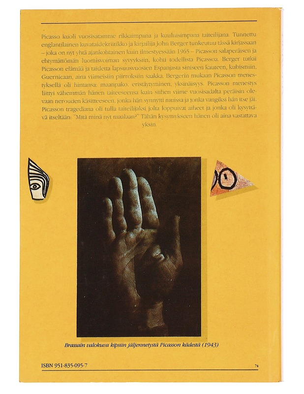 Picasson nousu ja tuho - John Berger - Elämäkerrat ja muistelmat - 10105588035 - 1