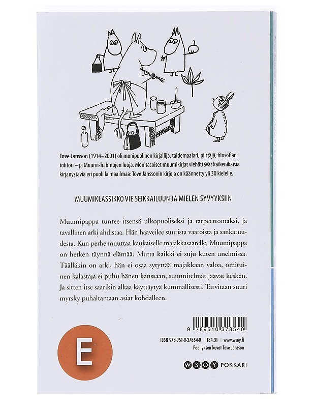 Muumipappa ja meri - Jansson, Tove - Lastenkirjat - 10105588043 - 1