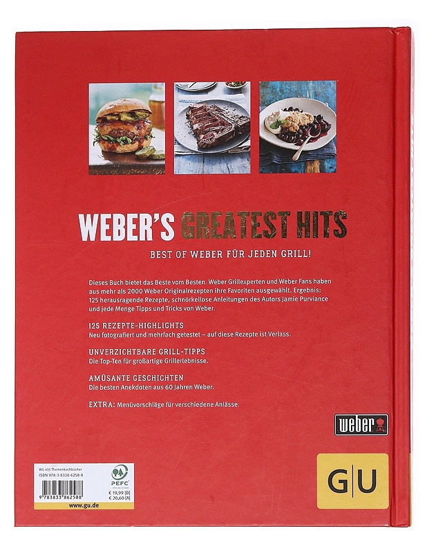 Weber's Greatest Hits - Purviance , Jamie - Ruokakirjat - 10105588047 - 1