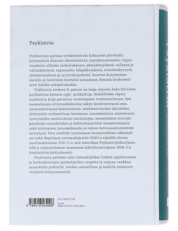 Psykiatria - Lönnqvist, Jouko - Tietokirjat ja oppaat - 10105588051 - 1
