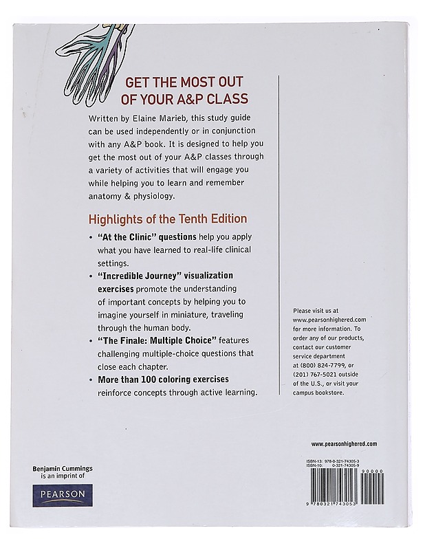Anatomy & Physiology: Coloring Workbook, a complete study guide 10th edition - Elaine N. Marieb - Tietokirjat ja oppaat - 10105588099 - 1