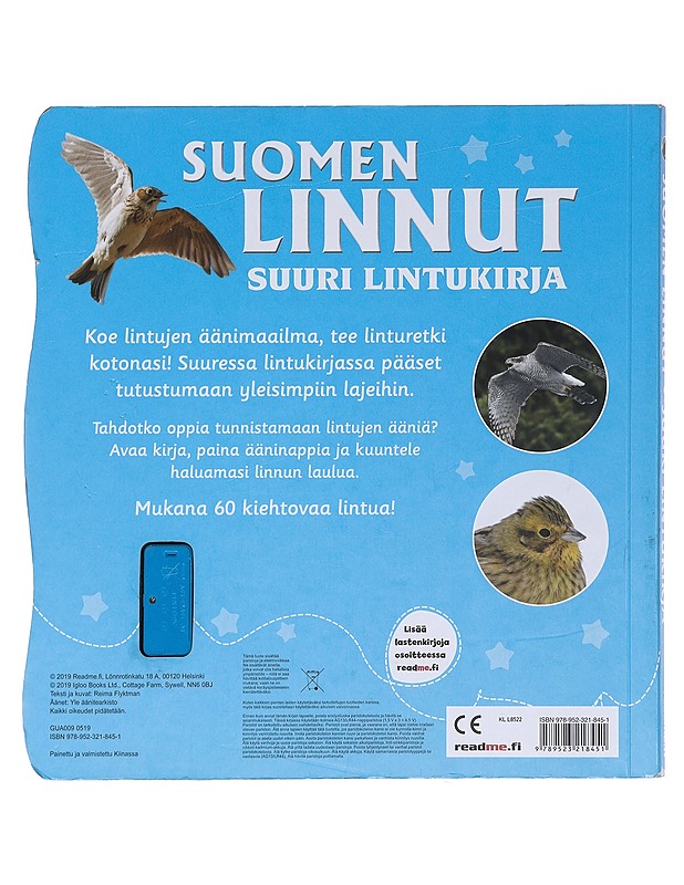 Suomen linnut : Suuri lintukirja - Flyktman, Reima - Lastenkirjat - 10105588115 - 1