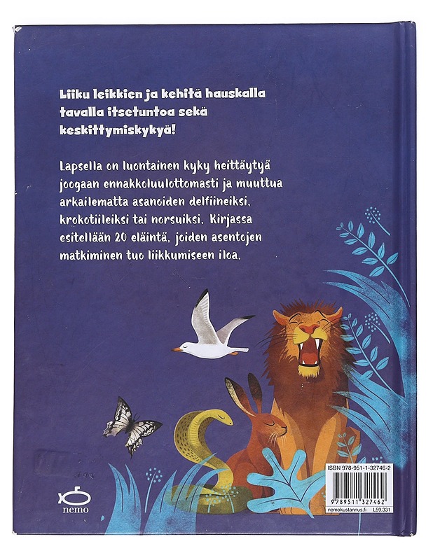 Joogaleikki / rohkea leijona ja kepeä perhonen - Pajalunga, Lorena - Lastenkirjat - 10105588114 - 1