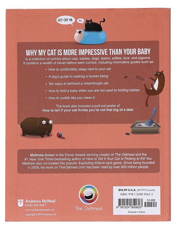 Why my cat is more impressive than your baby - Oatmeal - Sarjakuvat - 10105588173 - 1