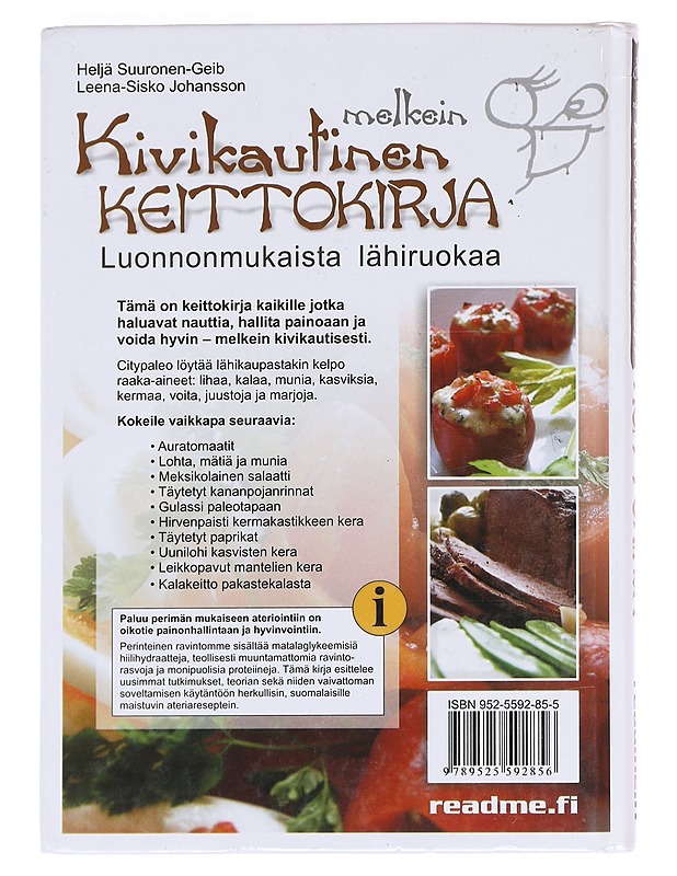 Melkein kivikautinen keittokirja - Suuronen-Geib, Heljä - Ruokakirjat - 10105588291 - 1