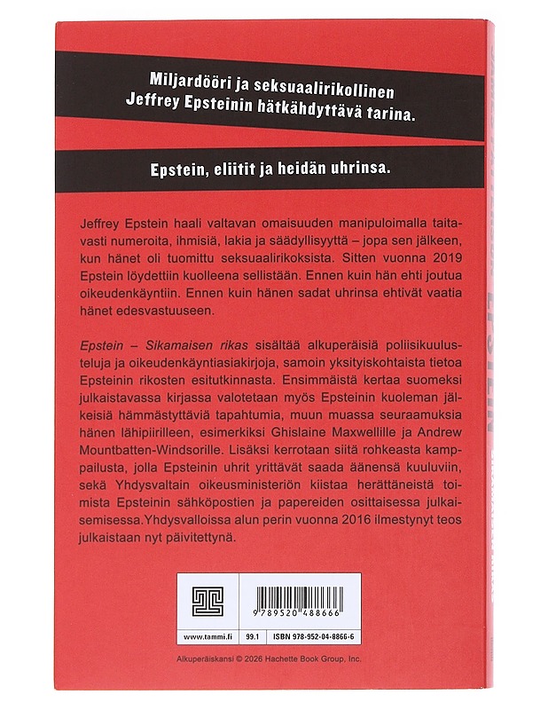 Epstein, sikamaisen rikas - Patterson, James - Elämäkerrat ja muistelmat - 10105588309 - 1