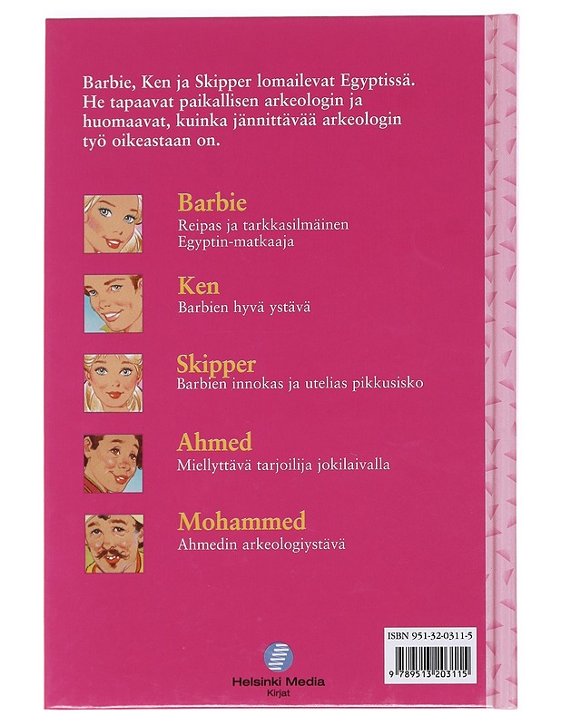 BARBIE EGYPTISSÄ - Barbie - Lastenkirjat - 10105588357 - 1