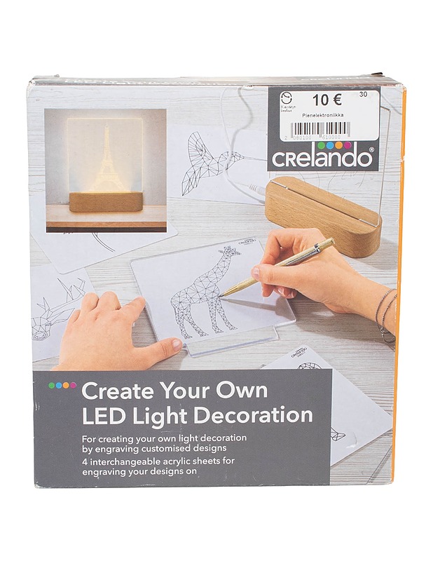 CRELANDO Create Your Own LED Light Decoration led-koristevalaisin - Muu elektroniikka - 10105588397 - 0