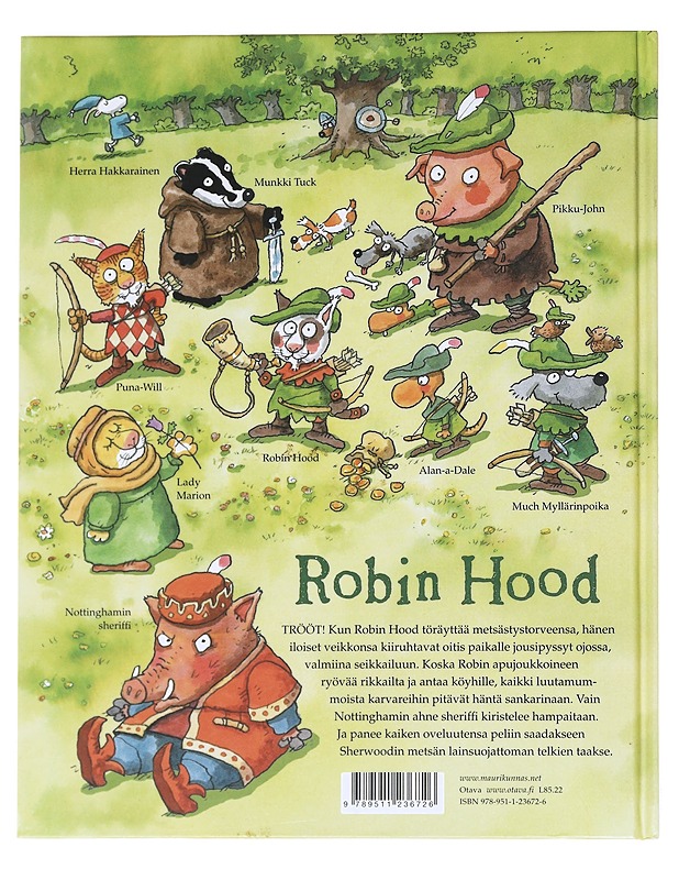 Robin Hood - Kunnas, Mauri - Lastenkirjat - 10105588439 - 1