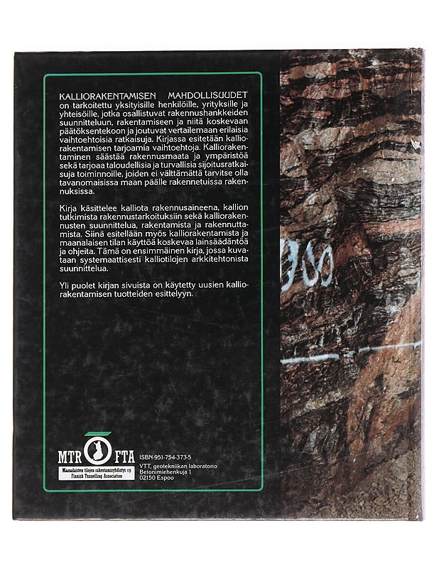 Kalliorakentamisen mahdollisuudet - Laine, Olli - Tietokirjat ja oppaat - 10105588453 - 1