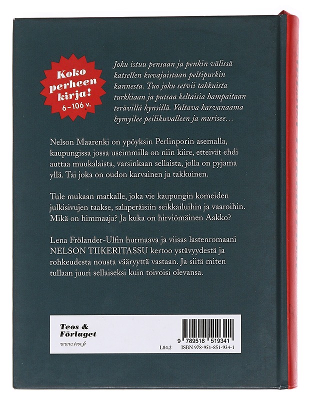 Nelson Tiikeritassu - Frölander-Ulf, Lena - Lastenkirjat - 10105588467 - 1